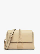 Cross Body Tas S Torsade Leder Etrier Beige torsade ETOS169S